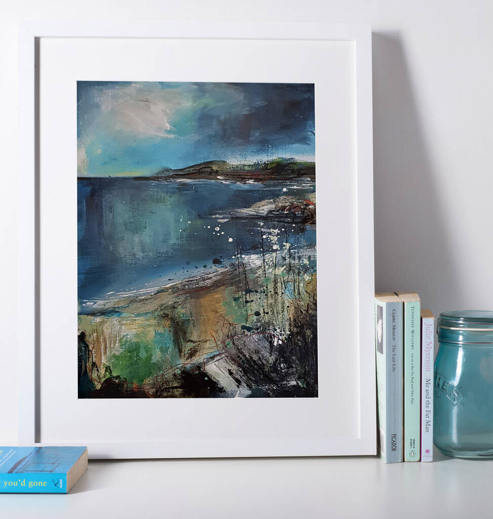 'Craggy Shore' Art Print By Heidi Clawson Art