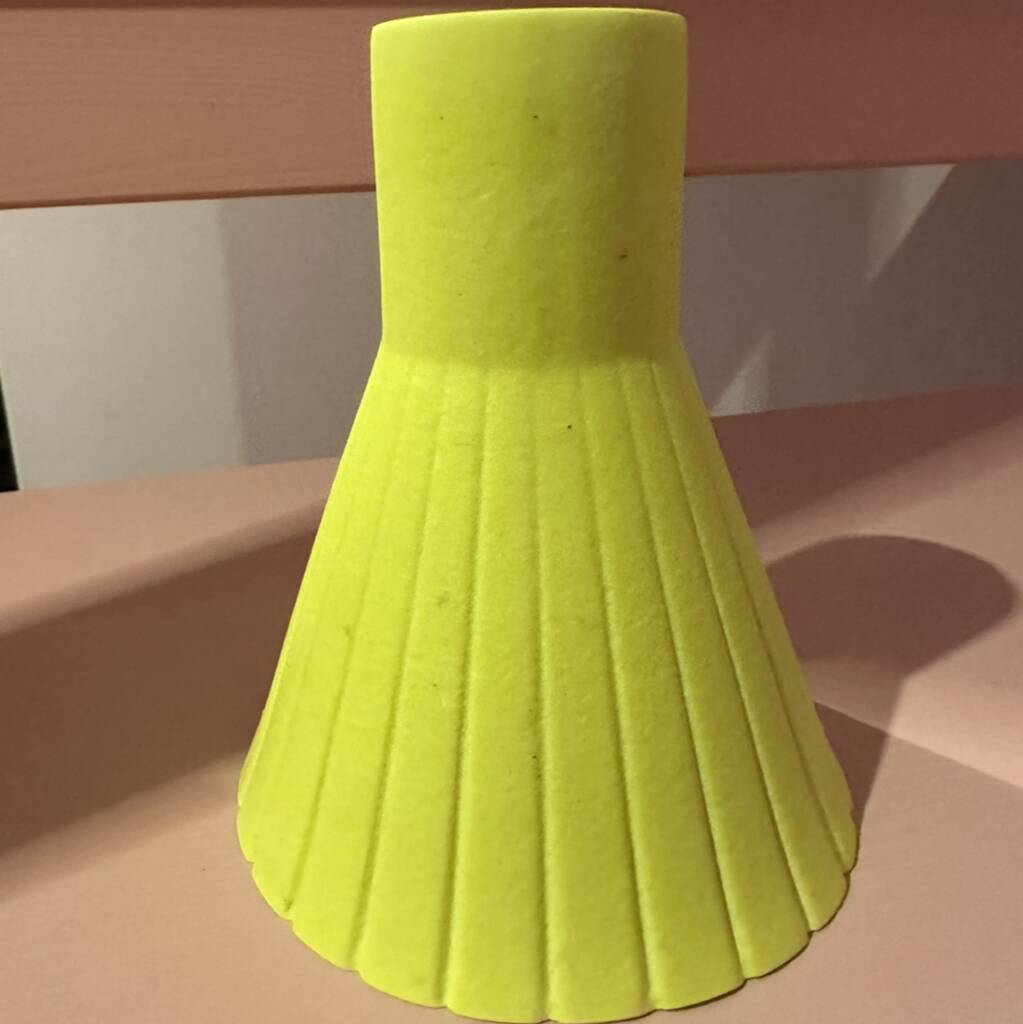 Neon Yellow Vase By Made By Robyn