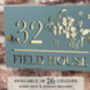 Personalised Design Floral House Sign Acrylic, thumbnail 1 of 2