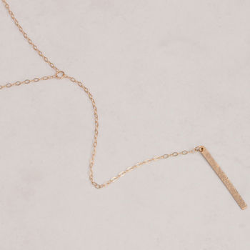 Simple Long Gold Plated Or Sterling Silver Y Necklace, 4 of 6