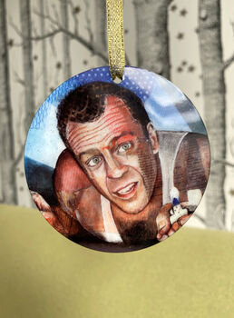 Bruce Willis Die Hard Christmas Decoration, 2 of 6