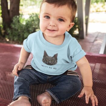 Personalised Baby And Toddler Pet Portrait T Shirt, 7 of 10