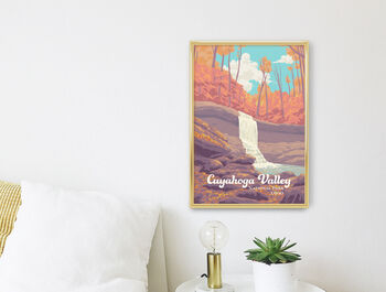 Cuyahoga Valley National Park USA Travel Poster Print, 2 of 8