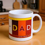 Personalised Mug For Dad With Messages Gift, thumbnail 1 of 9