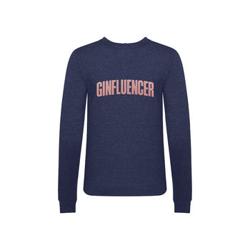 'Ginfluencer' Ladies Sweatshirt, 2 of 3