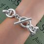 Sterling Silver Oval Link Chunky Statement Bracelet, thumbnail 2 of 8