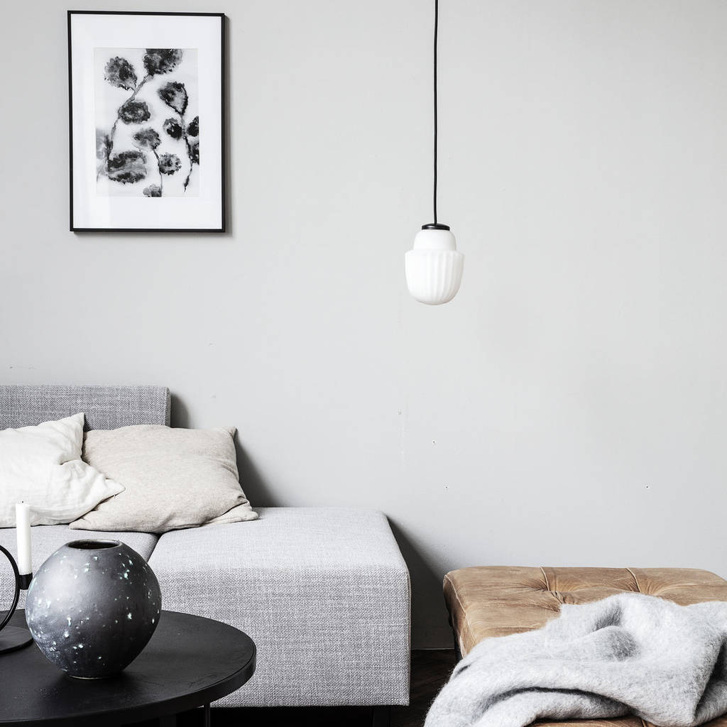 pendant lamp acorn by idyll home | notonthehighstreet.com