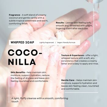 Coco Nilla Whipped Soap – Creamy Coconut And Vanilla Cleanser, 2 of 7