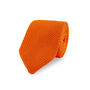 Wedding Handmade Polyester Knitted Pocket Square In Orange, thumbnail 6 of 7