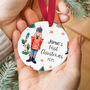 Personalised Baby First Christmas Bauble 2025, thumbnail 1 of 7