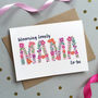 Floral 'Blooming Lovely Mama To Be' Card, thumbnail 1 of 3