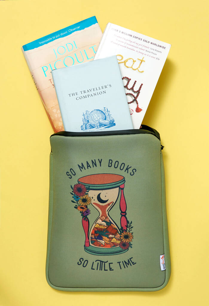 So Many Books … High Quality Book Pouch / Book Sleeve, 1 of 7