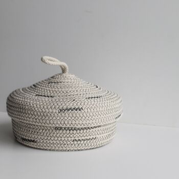 Mono Patterned Rope Tortilla Basket, 6 of 6