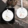 Personalised First Christmas As Nanny Grandad Ornament, thumbnail 2 of 11