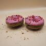 Personalised Dog Birthday Pink Doughnuts And Biscuits, thumbnail 2 of 4