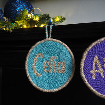 Christmas Tree Decoration With Personalisation, 5 of 6