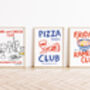 Club Food Art Print | Dining And Kitchen Decor, thumbnail 4 of 6