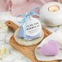 Relax Lavender Heart Luxury Bath Bomb Gift⎜Calming Spa Treat For Her Him⎜Birthday Self Care Mother's Day Gift, thumbnail 1 of 5