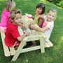 Childrens Picnic Table With Sandpit, thumbnail 5 of 8