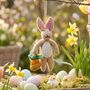Handmade Felt Rory The Rabbit Hanging Easter Decoration, thumbnail 1 of 4