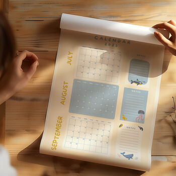 Pastel Summer Holiday Calendar 2025, Summer Bucket List, 2 of 9