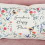 Personalised Botanical Floral Cushion For The Home, thumbnail 2 of 2