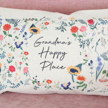 Personalised Botanical Floral Cushion For The Home, 2 of 2