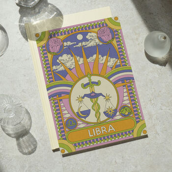 Libra Zodiac Star Sign Print, Unframed, 2 of 2