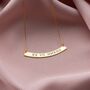 Roman Numeral Round Bar Necklace, thumbnail 2 of 5