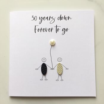 30th Wedding Anniversary Card, 3 of 5