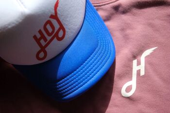 Hoy Classics Original Trucker Cap Red / White / Blue, 4 of 5