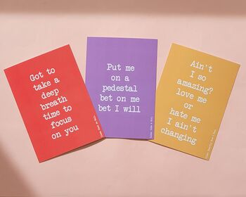 Lizzo Affirmation Cards, 3 of 4