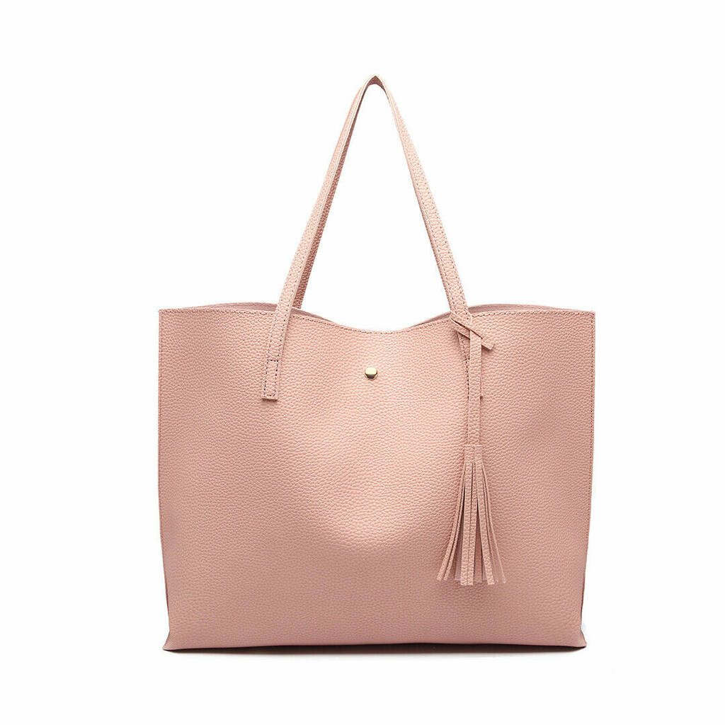 dusky pink tote bag