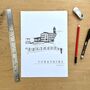 Saltaire Hand Illustrated Yorkshire Print, thumbnail 2 of 9