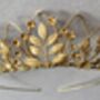 The Agatha Crown Oak Leaf Pearl Tiara, thumbnail 9 of 12