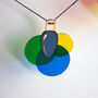Wooden Bulb Bunting With Colour Flare Halo Effect, thumbnail 5 of 5