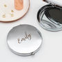 Personalised Name Mirror Compact, thumbnail 2 of 2