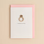 Personalised Engagement Congratulations Card For Couples, thumbnail 1 of 3