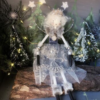 Personalised Vintage Style Christmas Hand Crafted Fairy, 5 of 8
