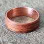 Copper And Santos Rosewood Ring, thumbnail 3 of 6