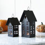 Black Halloween Tea Light House, thumbnail 1 of 3
