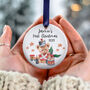 Personalised Babys First Christmas Bauble Decoration, thumbnail 4 of 9