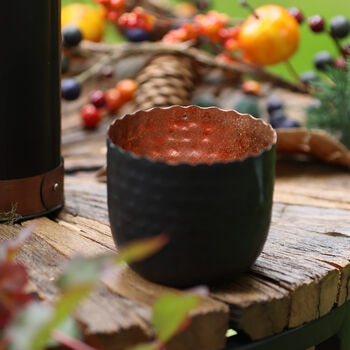 Black And Copper Tealight Holders, 3 of 5