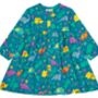 Dinosaur Dress For Girls | Certified Organic Cotton, thumbnail 2 of 10
