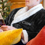 Personalised Super Soft Sherpa Style Dressing Gown, thumbnail 4 of 12