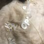 9ct Gold And Mother Of Pearl Initial Charm Necklace, thumbnail 4 of 7