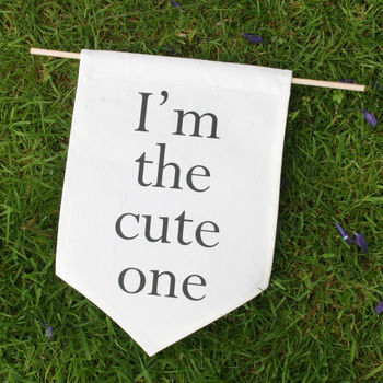 I'm The Cute One Wedding Sign, 2 of 2