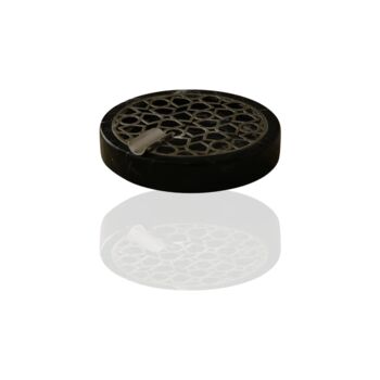 White Marble Ashtray With Laser Cut Brass Lid, 5 of 6
