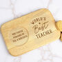 Personalised World's Best Wooden Coaster Tray, thumbnail 7 of 8