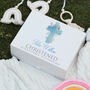 Luxury Cross White Christening Memory Keepsake Box, thumbnail 2 of 9